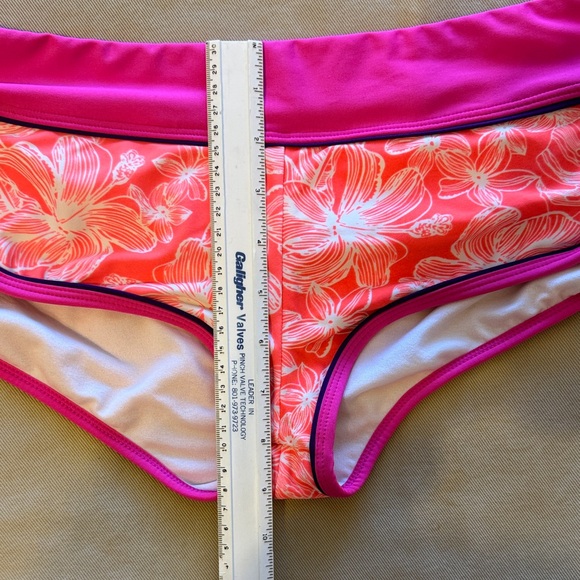 Athleta Coral Pink Floral Tankini Set - Picture 8 of 13